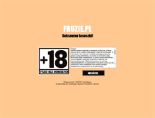 Tablet Screenshot of fruzie.pl